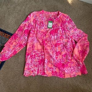 Lilly Pulitzer Elsa Top size XL NWT